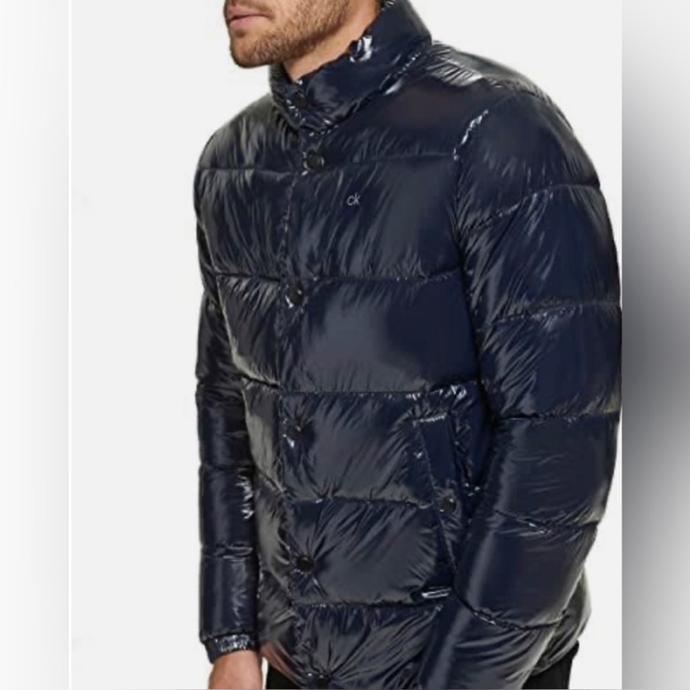 ❤️😍New Mens Calvin Klein True Navy Quilted Water Resistant

Puffer Jacket Size L